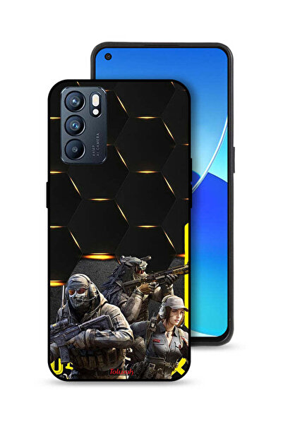 Tolwak غطاء حماية لهاتف Oppo Reno6 5G بخلفية Cyberpunk