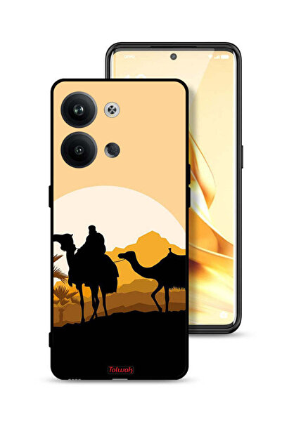 Tolwak غطاء حماية Oppo Reno9 Pro 5G برسومات جمال في الصحراء