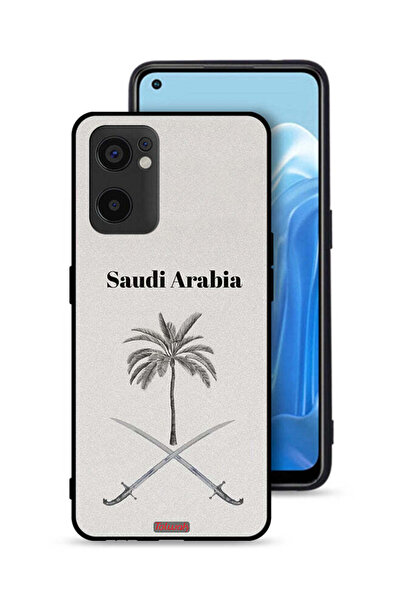 Tolwak غطاء حماية لهاتف Oppo Reno7 SE 5G - لوحة فنية لعلامة المملكة العربية ا...