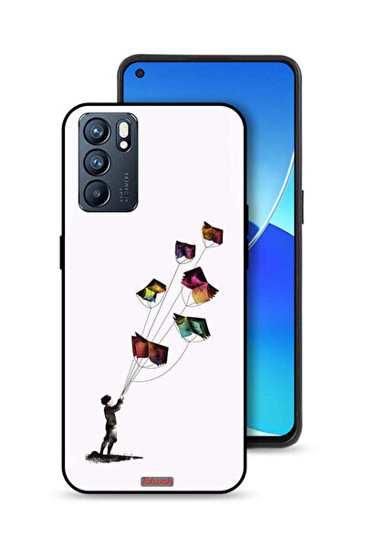 Tolwak غطاء حماية Oppo Reno6 5G بتصميم طائرات ورقية