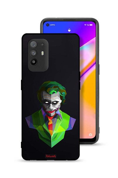 Tolwak غطاء حماية لهاتف Oppo F19 Pro Plus 5G برسومات الجوكر التجريدية