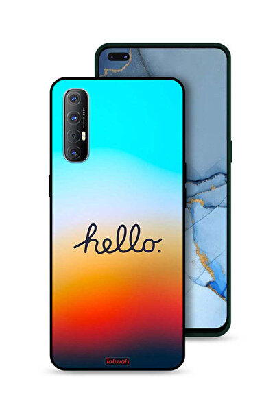 Tolwak Oppo Reno3 Pro 4G Protective Case Cover Hello