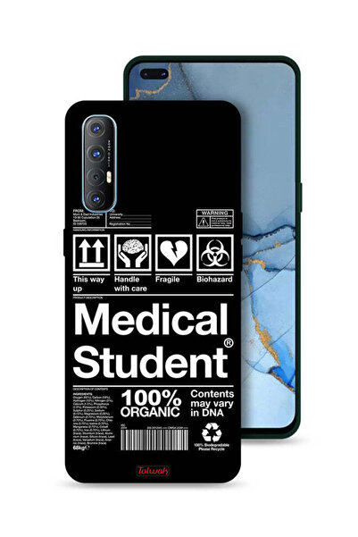 Tolwak غطاء حماية لهاتف Oppo Reno3 Pro 4G، ملصق طالب الطب