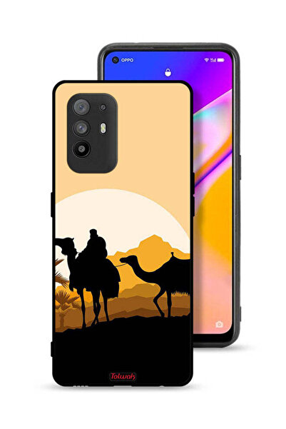 Tolwak غطاء حماية لهاتف Oppo F19 Pro Plus 5G برسومات جمال في الصحراء