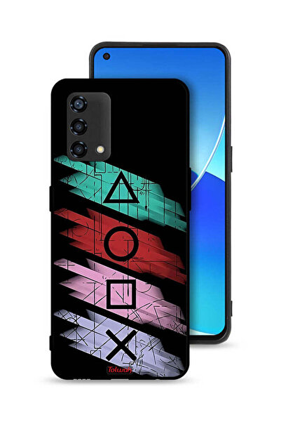 Tolwak غطاء حماية لهاتف Oppo Reno6 Lite برسومات أيقونات لعبة الحبار