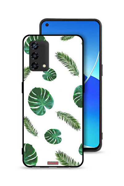 Tolwak غطاء حماية لهاتف Oppo Reno6 Lite بنقشة ريش