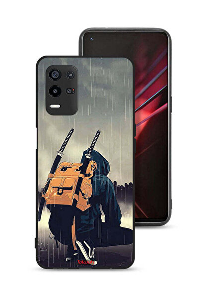 Tolwak غطاء حماية Oppo K9x بتصميم سيف ساموراي رقمي