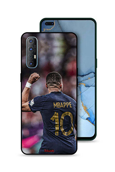 Tolwak غطاء حماية لهاتف Oppo Reno3 Pro 4G بتصميم Mbappe 10