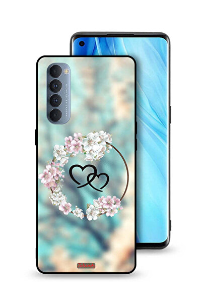 Tolwak غطاء حماية لهاتف Oppo Reno4 Pro 4G بتصميم قلوب ورسومات دائرية