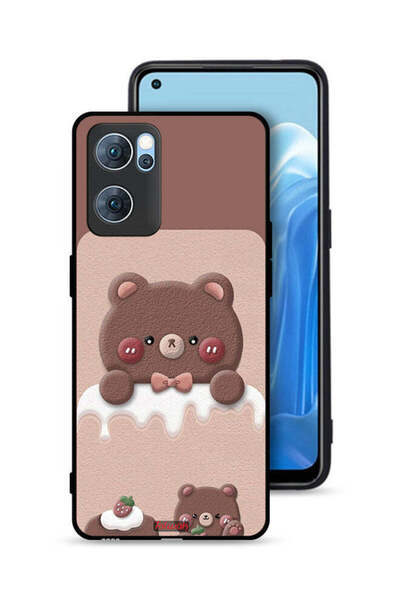 Tolwak غطاء حماية لهاتف Oppo Reno7 5G - دب الفراولة