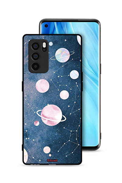 Tolwak Oppo Reno6 Pro 5G Protective Case Cover Space Art
