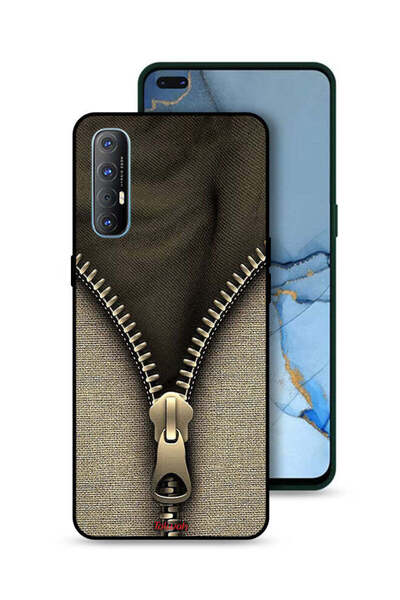 Tolwak غطاء حماية بنمط سحاب لهاتف Oppo Reno3 Pro 4G