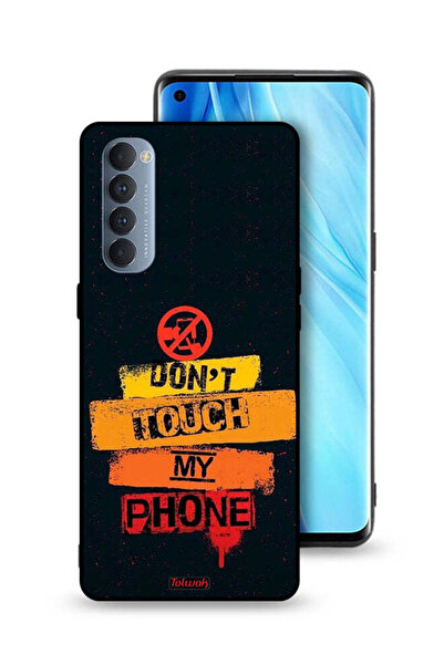 Tolwak Oppo Reno4 Pro 4G Protective Case Cover Do Not Touch My Phone
