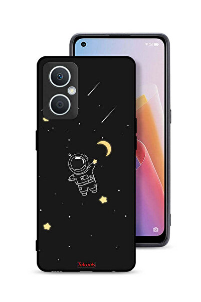Tolwak جراب حماية لهاتف Oppo A96 5G (الصين) - مشبك فني لرائد فضاء
