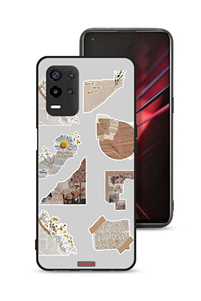 Tolwak غطاء حماية لهاتف Oppo K9x مع قطع من الملصقات الورقية