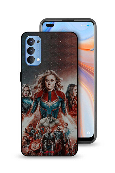 Tolwak Oppo Reno4 4G Protective Case Cover Avengers