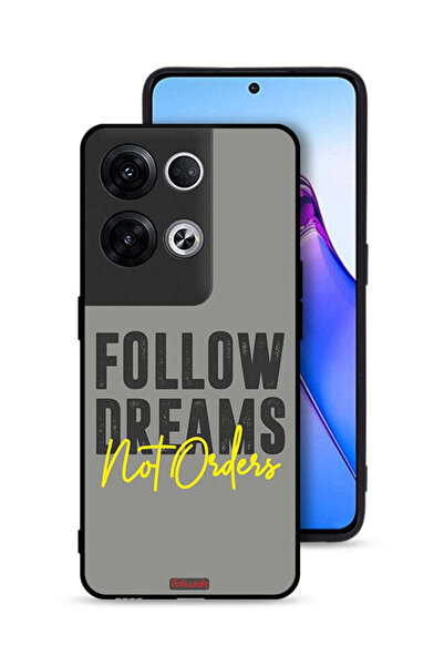 Tolwak غطاء حماية لهاتف Oppo Reno8 Pro Plus 5G اتبع الأحلام وليس الأوامر