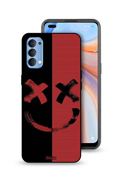 Tolwak غطاء حماية لهاتف Oppo Reno4 4G بنمط مارشميلو الفني