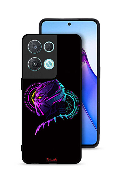 Tolwak غطاء حماية لهاتف Oppo Reno8 Pro 5G، رسم فني رقمي بسيط عالي الدقة