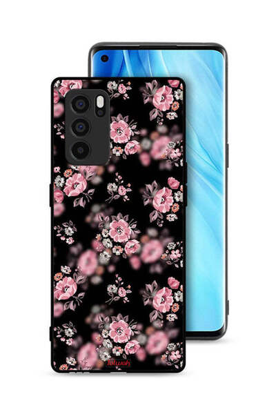 Tolwak غطاء حماية لهاتف Oppo Reno6 Pro 5G بنقشة زهور بورتريه