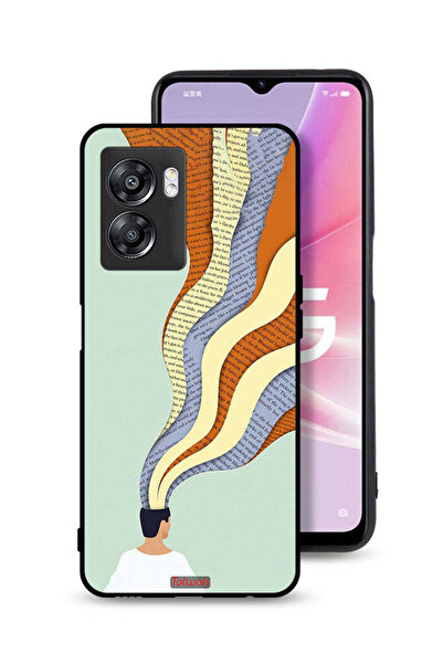 Tolwak غطاء حماية لهاتف Oppo A57 5G - تصميم فني مع رسمة Data In Mind