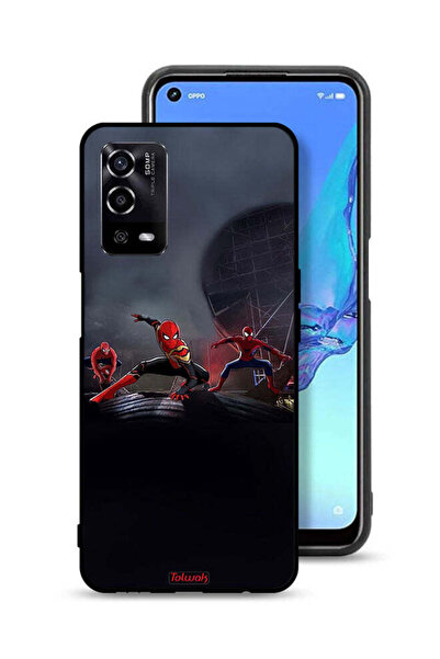 Tolwak Oppo A55 4G Protective Case Cover Three Spiders