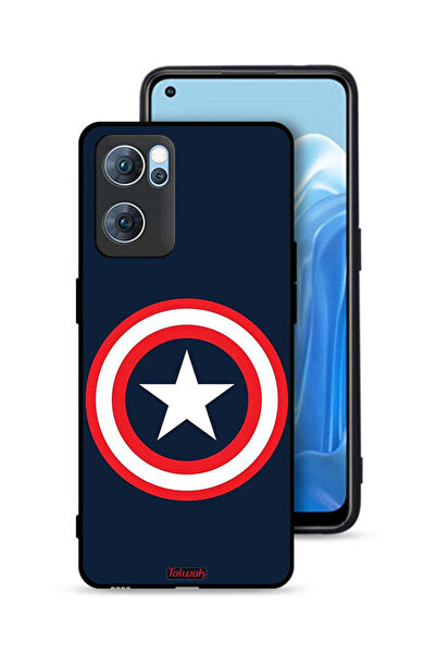 Tolwak غطاء حماية لهاتف Oppo Reno7 5G بتصميم كابتن أمريكا