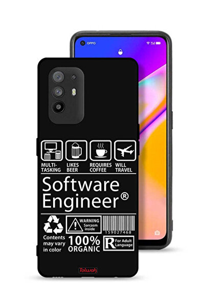 Tolwak غطاء حماية لهاتف Oppo F19 Pro Plus 5G، ملصق مهندس برمجيات