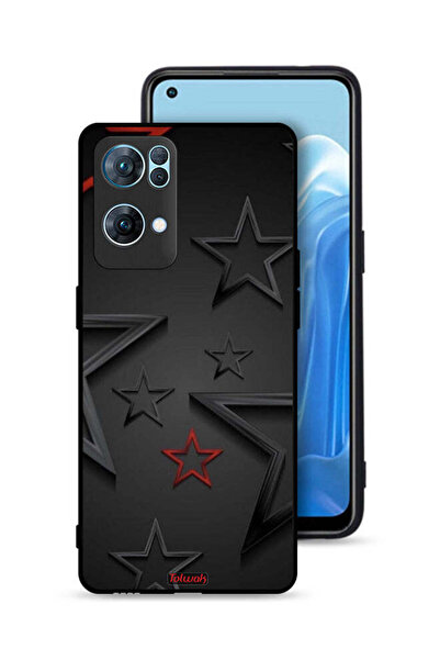 Tolwak غطاء حماية لهاتف Oppo Reno7 Pro 5G بنقشة نجوم