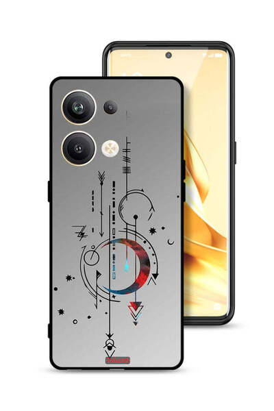 Tolwak غطاء حماية لهاتف Oppo Reno9 Pro Plus 5G بنقشة فنية على شكل قمر وسهام