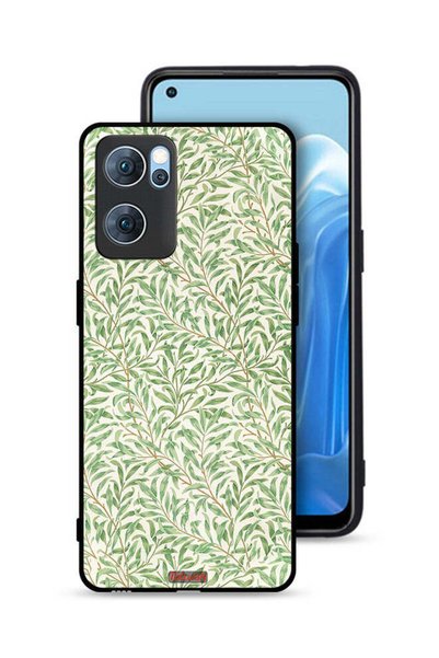 Tolwak غطاء حماية لهاتف Oppo Reno7 5G بنقشة غصن الصفصاف الشهيرة