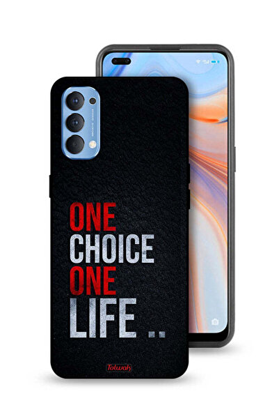 Tolwak غطاء حماية لهاتف Oppo Reno4 4G - اختيار واحد، حياة واحدة