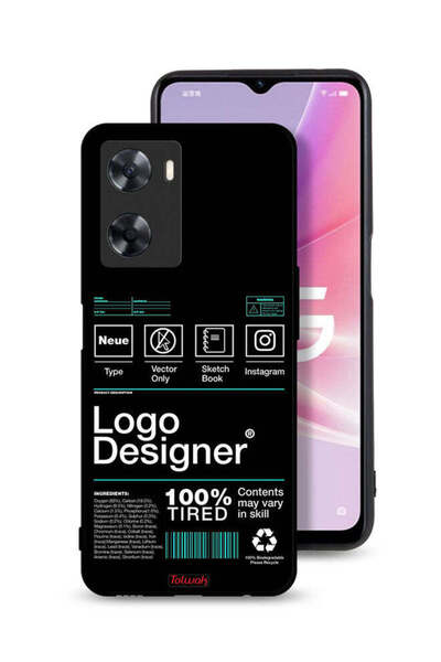 Tolwak Oppo A77s Protective Case Cover Logo Designer Sticker