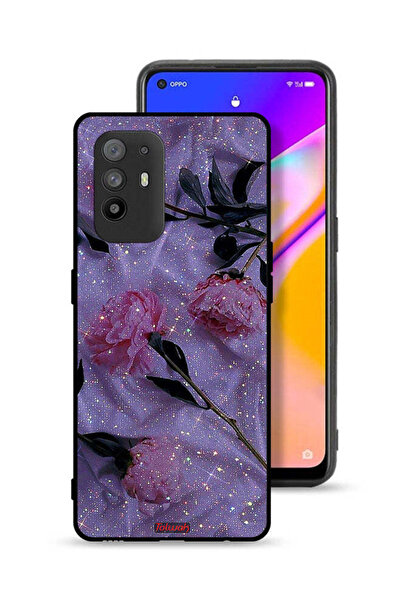 Tolwak غطاء حماية لهاتف Oppo F19 Pro Plus 5G بنقشة ورود لامعة