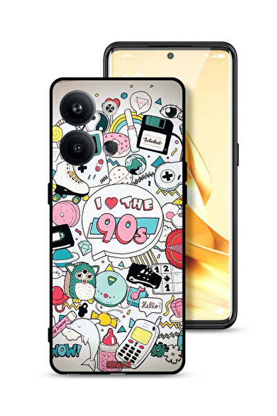 Tolwak غطاء حماية لهاتف Oppo Reno9 5G - أحب التسعينيات