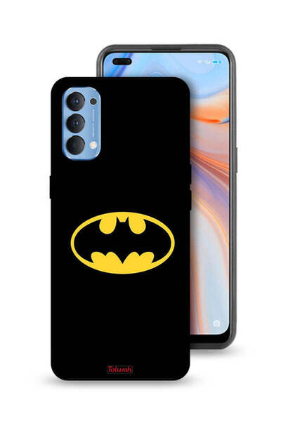 Tolwak غطاء حماية لهاتف Oppo Reno4 4G بشعار باتمان