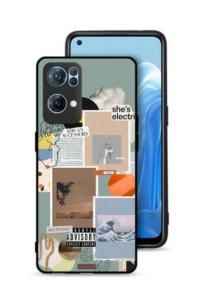Tolwak غطاء حماية لهاتف Oppo Reno7 Pro 5G She Is Electric