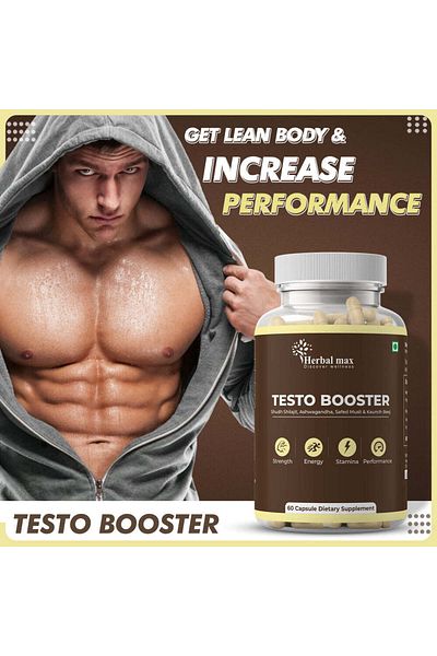 HERBAL MAX Testo Booster 60 capsules