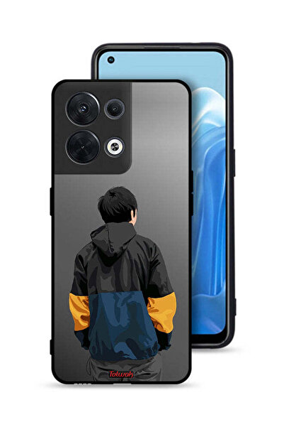 Tolwak غطاء حماية لهاتف Oppo Reno8 5G، صورة فنية لطفل