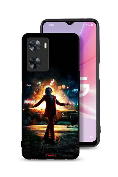 Tolwak غطاء حماية Oppo A57s بتصميم وضع الجوكر السعيد