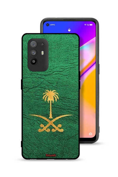 Tolwak غطاء حماية لهاتف Oppo A95 5G، علامة المملكة العربية السعودية، جلد