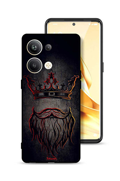 Tolwak غطاء حماية لهاتف Oppo Reno9 Pro Plus 5G بتصميم King Artwork