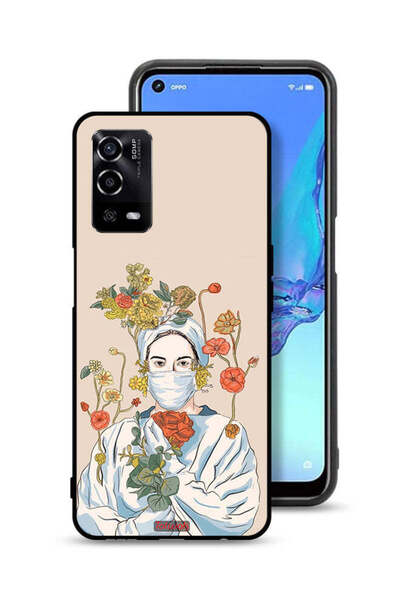 Tolwak غطاء حماية لهاتف Oppo A55 4G برسومات ممرضة