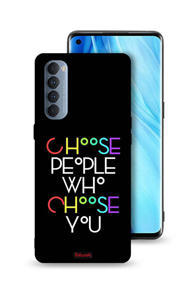 Tolwak غطاء حماية لهاتف Oppo Reno4 Pro 4G اختر الأشخاص الذين يختارونك