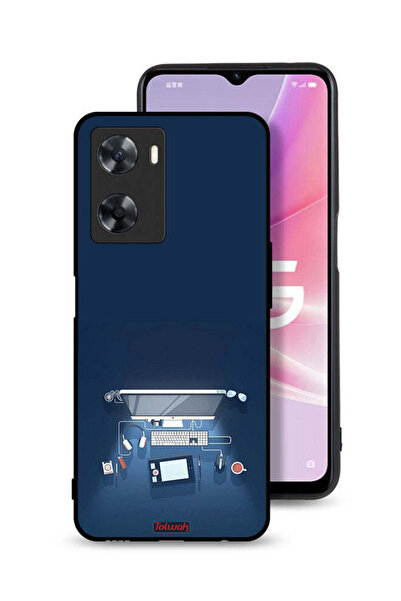 Tolwak غطاء حماية لجهاز Oppo A57s - فن مكتب الكمبيوتر