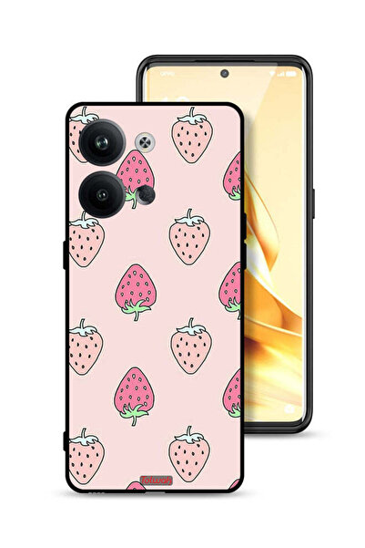 Tolwak غطاء حماية لهاتف Oppo Reno9 5G أيقونة الفراولة
