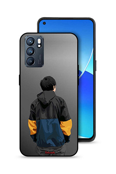 Tolwak غطاء حماية لهاتف Oppo Reno6 5G بتصميم صورة صبي