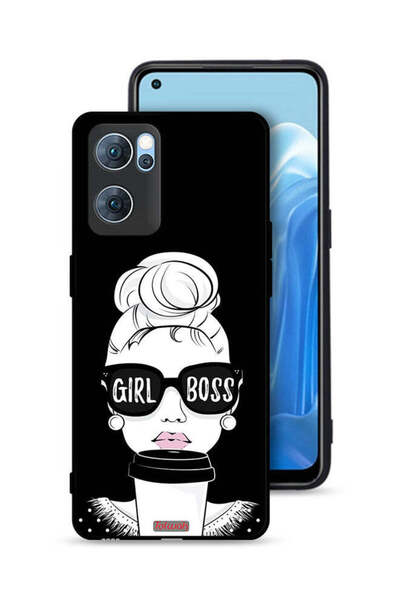 Tolwak غطاء حماية لهاتف Oppo Reno7 5G - Girl Boss