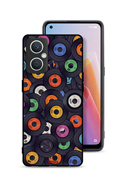 Tolwak غطاء حماية لهاتف Oppo A96 5G (الصين) بنمط أقراص مضغوطة