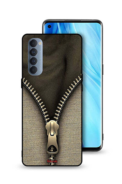 Tolwak غطاء حماية بنمط سحاب لهاتف Oppo Reno4 Pro 4G